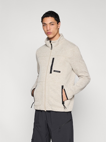 ICEPEAK Fleece jacket in Brown: front