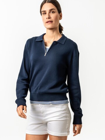 Living Crafts Pullover 'AURI'‌‌‌‌‌ in Blau