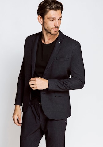 Zhrill Regular Fit Sakko in Schwarz: Vorderseite