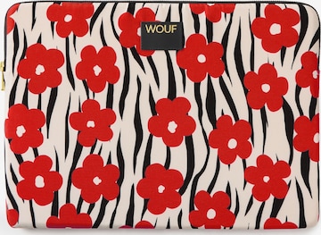 Sac d’ordinateur portable 'Daily' Wouf en rouge : devant