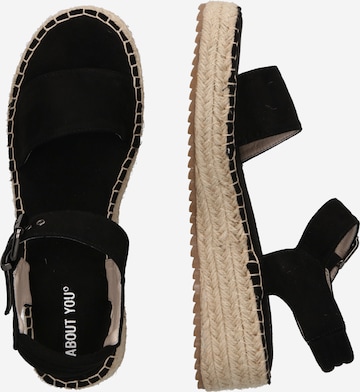 ABOUT YOU Sandals 'Lejla' in Black