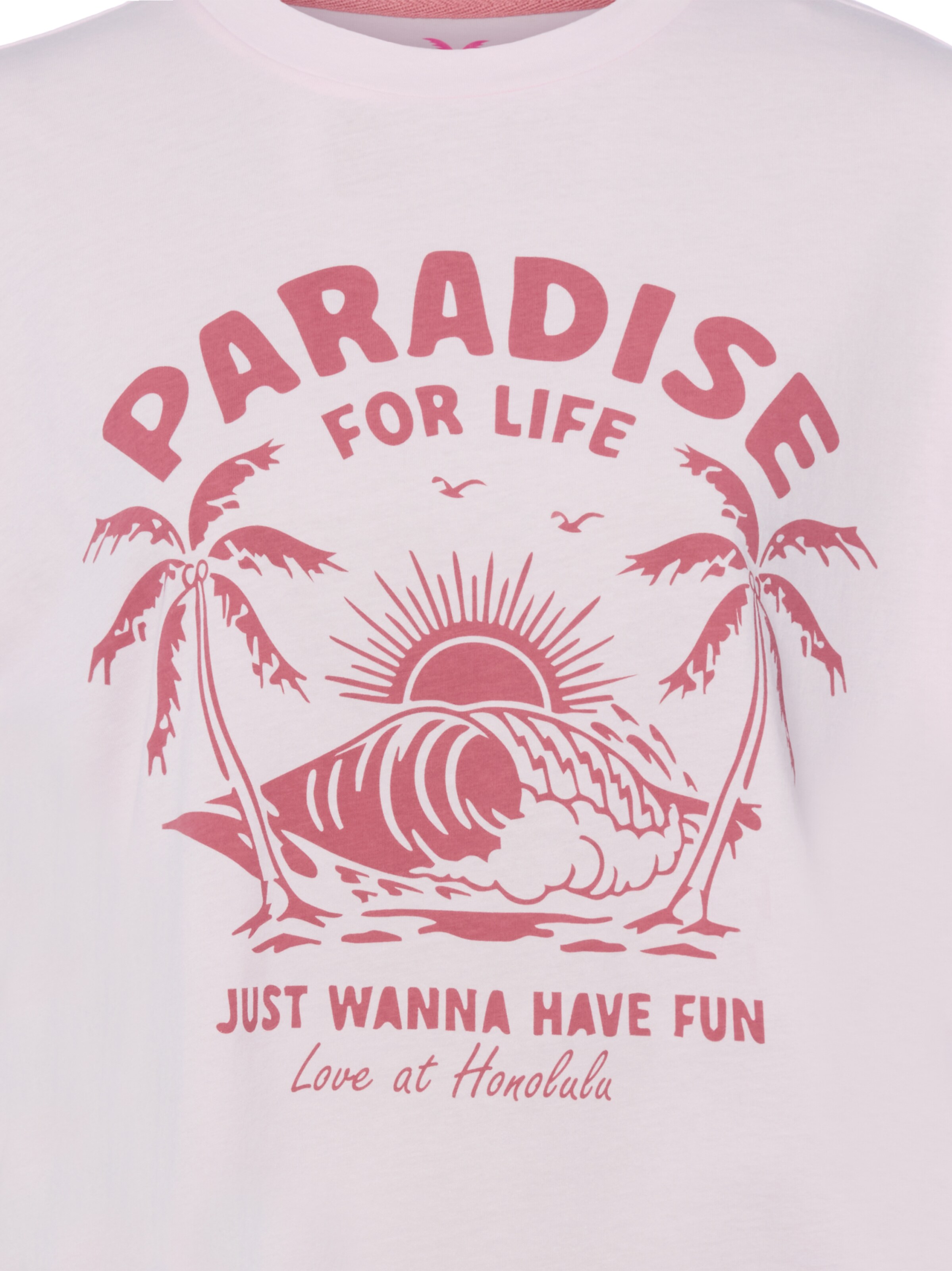 Marie Lund Shirt 'Paradise' in Pink