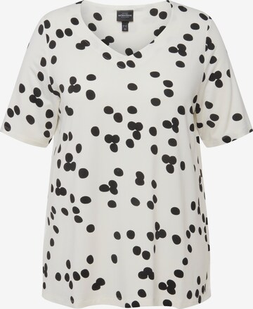 Ulla Popken Shirt in Wit: voorkant