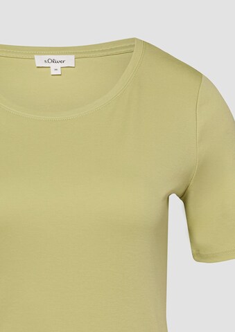 T-shirt s.Oliver en vert