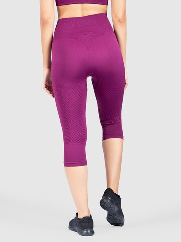 Smilodox Skinny Workout Pants 'Bloom' in Purple