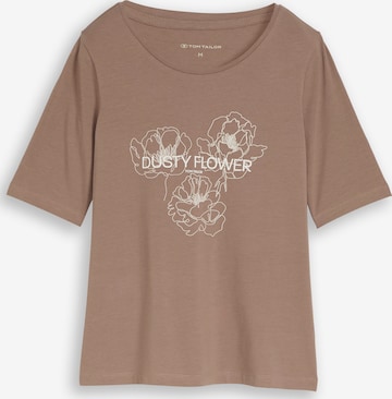 Tricou de la TOM TAILOR pe gri: față