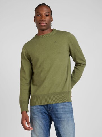 Pull-over G-STAR en vert : devant