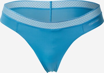 Calvin Klein Underwear Thong in Blue: front