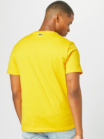 LACOSTE Тениска 'Lacoste x Polaroid Gypse' в жълто