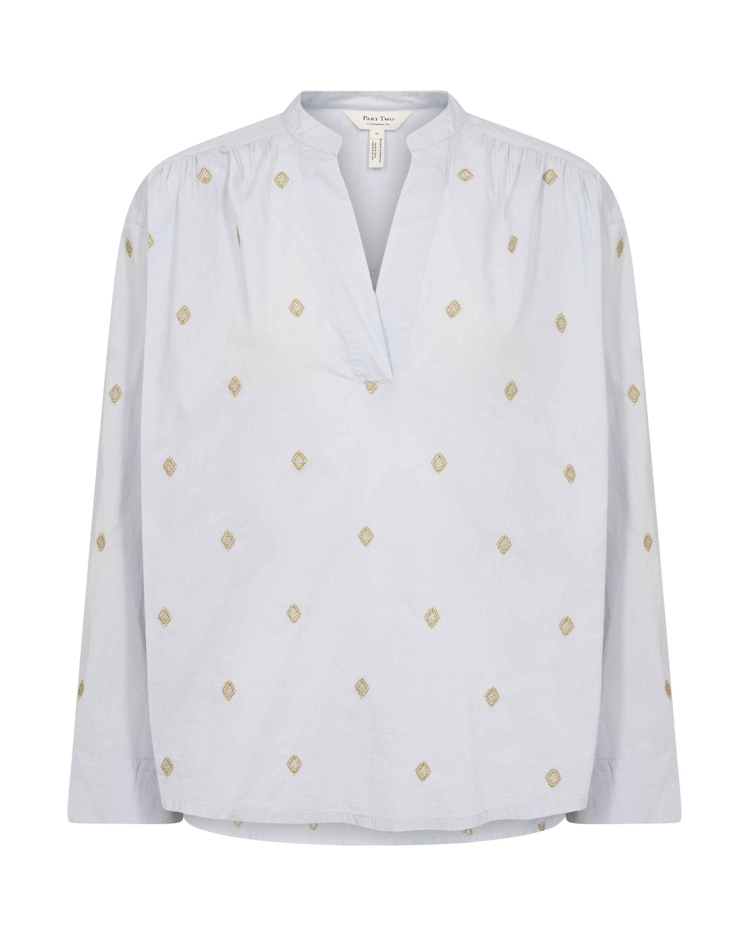 Part Two Bluse 'NatalePW' in Blau: Vorderseite