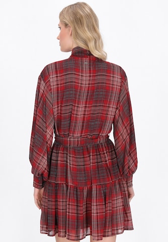 DreiMaster Vintage Shirt dress in Red