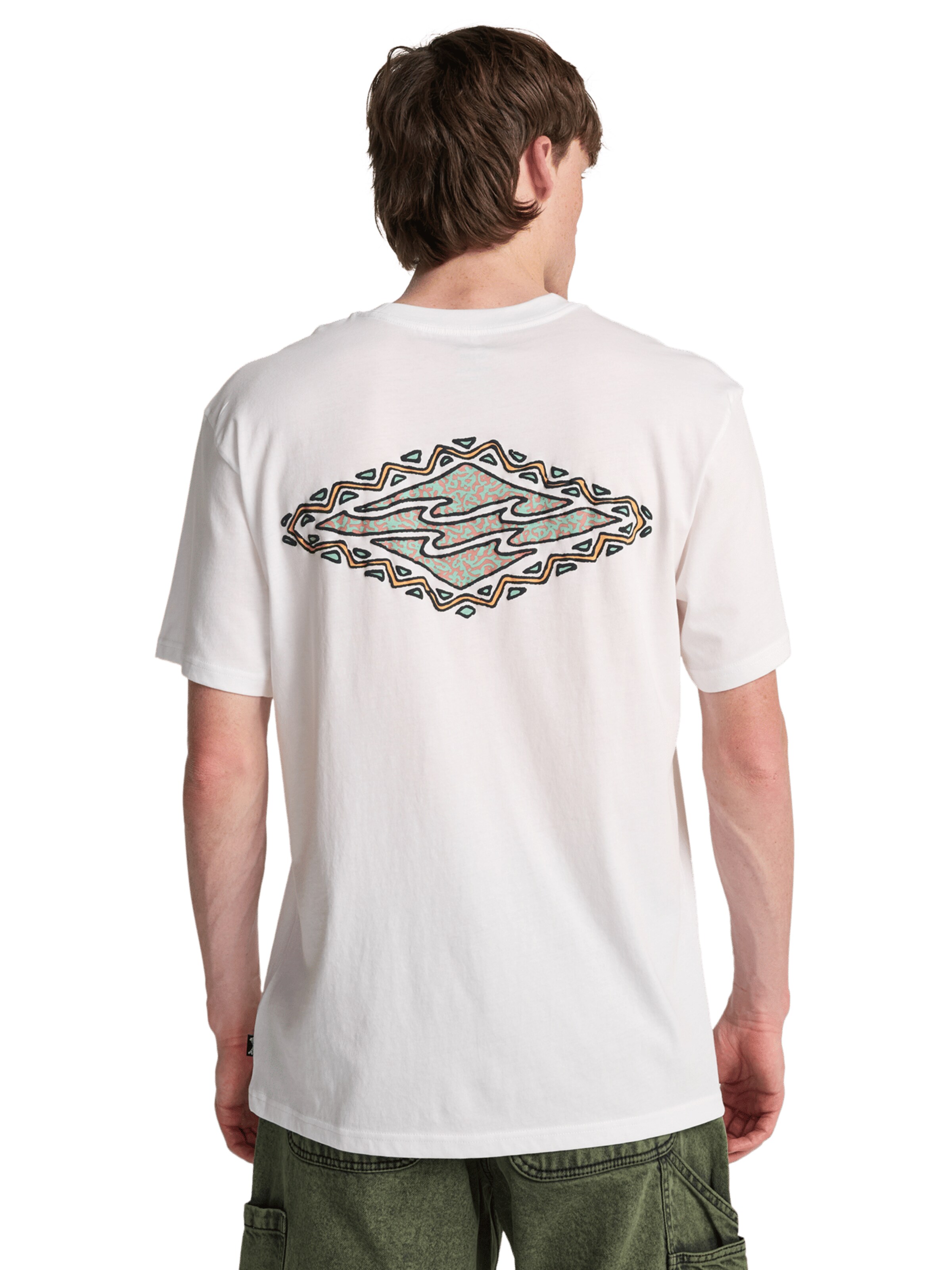 BILLABONG Paita 'Crayon Wave' värissä valkoinen: etupuoli