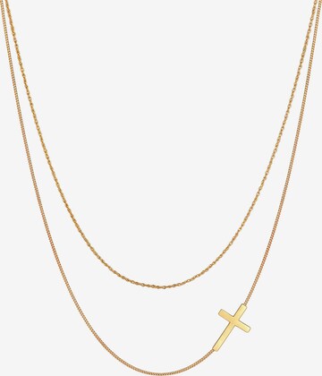 ELLI Halskette Kreuz in Gold