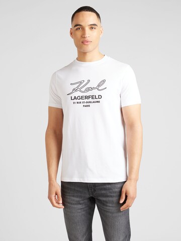 Karl Lagerfeld - Camisa em branco: frente