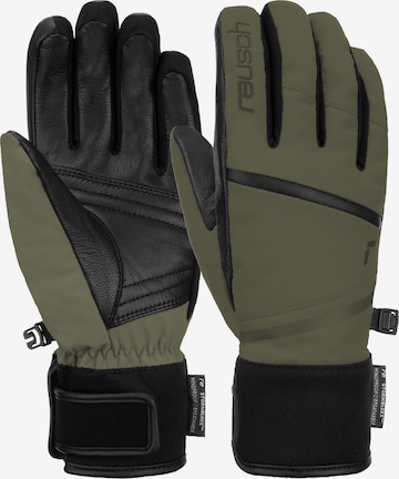 REUSCH Athletic Gloves 'Tessa STORMBLOXX™' in Green: front