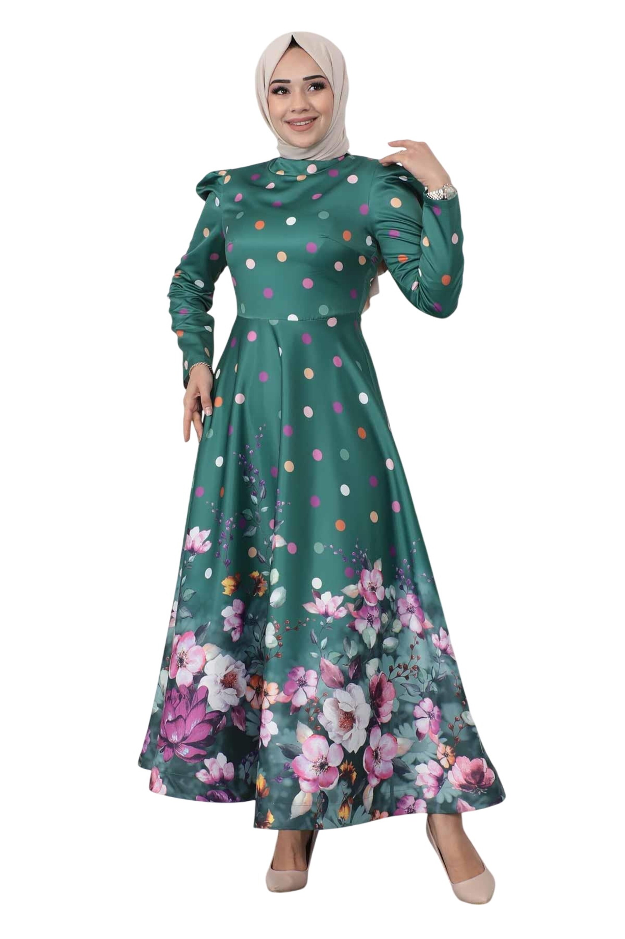 MODAMIHRAM Dress in Green