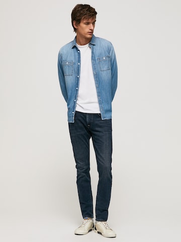 Pepe Jeans Slimfit Jeans 'Stanley' in Blauw