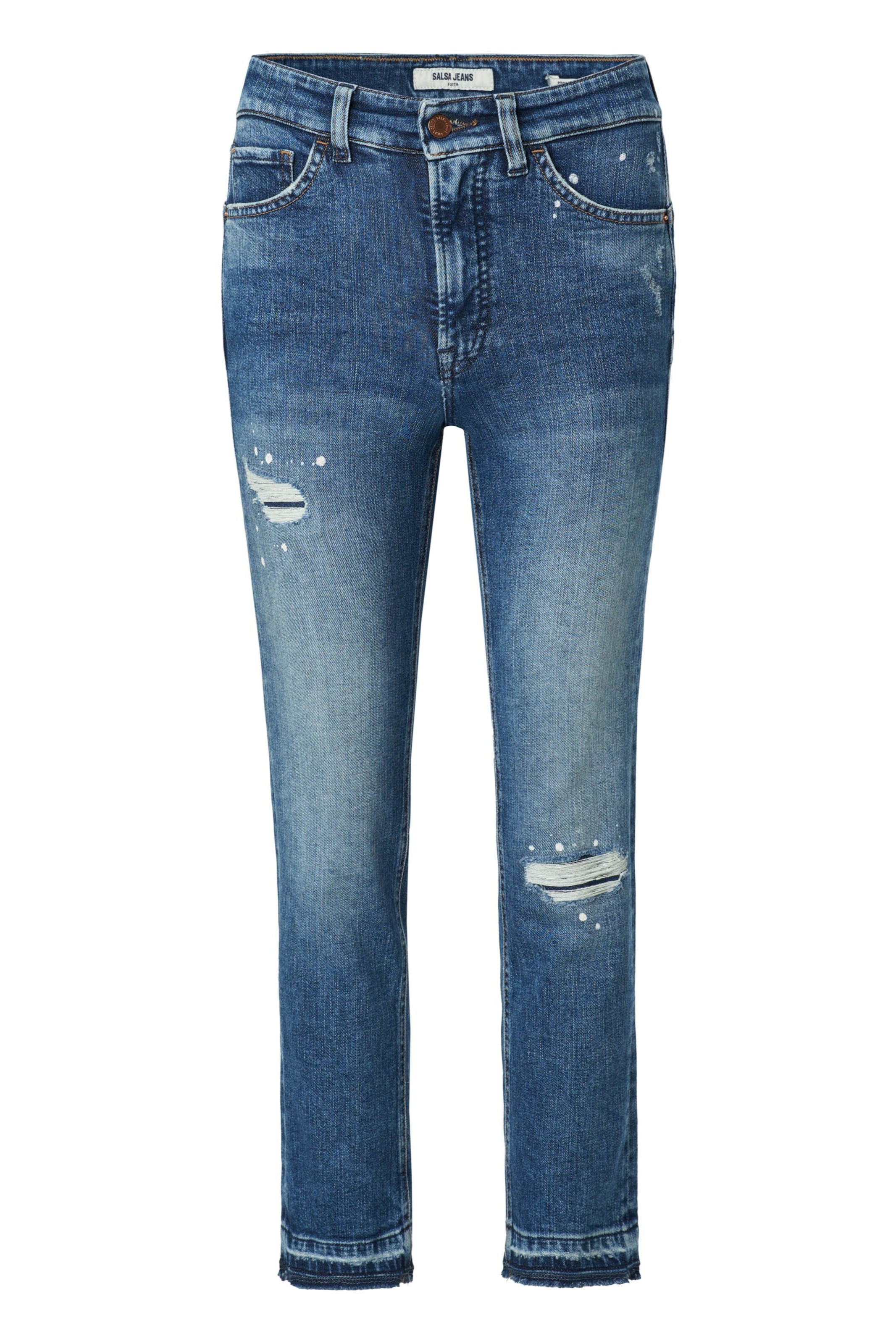 Salsa Jeans Skinny Jeans 'Faith' in Blauw: voorkant