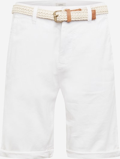 Pantaloni eleganți ESPRIT pe alb, Vizualizare produs