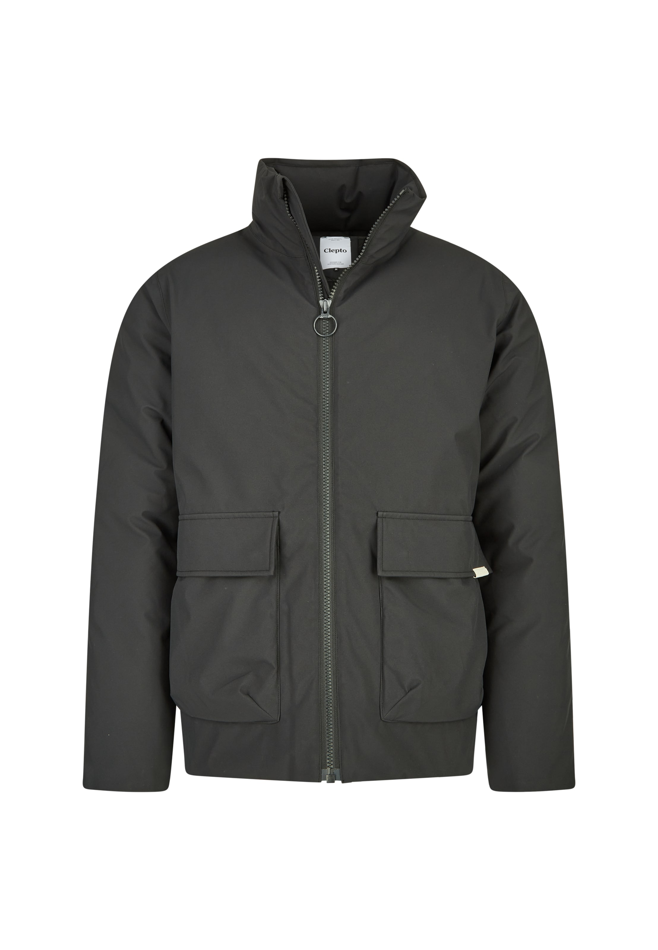 Cleptomanicx Jacke 'SWOD 2' in Grau: Vorderseite
