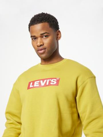 LEVI'S ® Sweatshirt 'Relaxd Graphic Crew' in Yellow