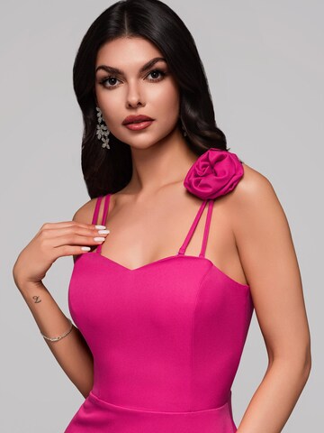 Ombre Evening dress in Pink