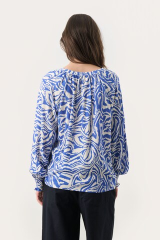 Part Two Blouse 'Tennie' in Blauw
