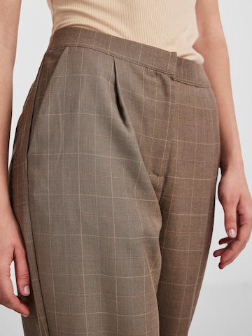 Y.A.S Loose fit Pleat-Front Pants 'KAGGA' in Brown