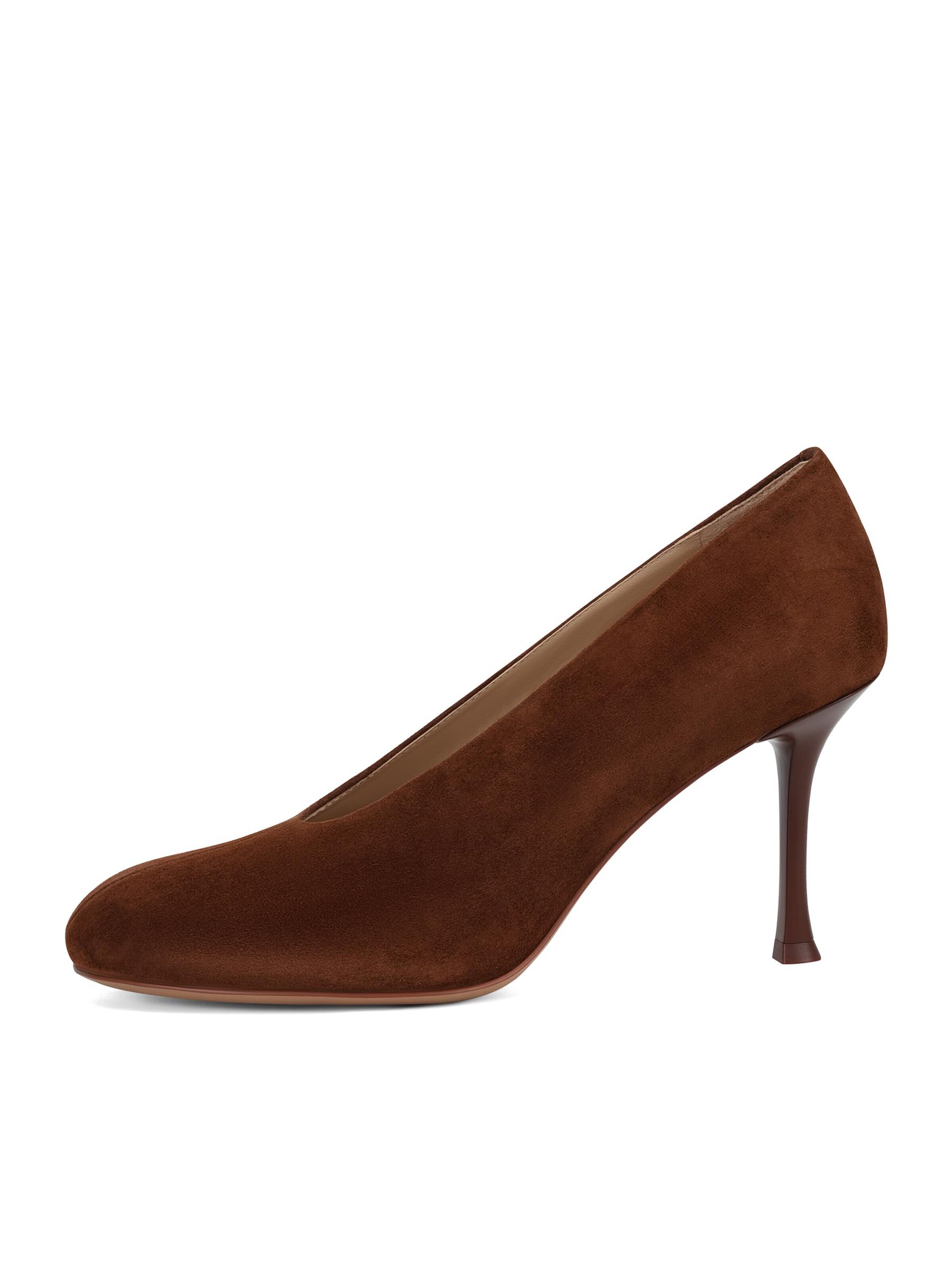 Potamy Pumps in Brown: front