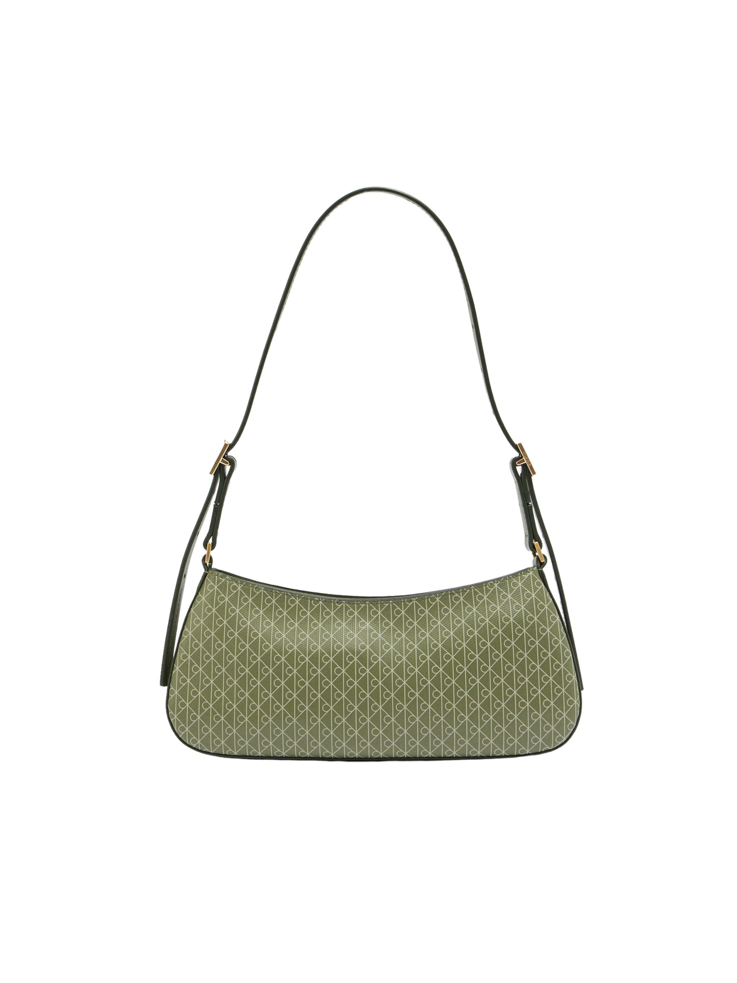 žalia Calvin Klein Rankinė ant peties: priekis