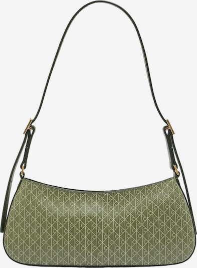 Rankinė ant peties iš Calvin Klein, spalva – kremo / alyvuogių spalva, Prekių apžvalga