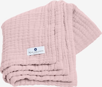 nordic coast company Baby Blanket in Pink: front