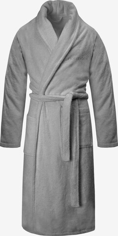 normani Long Bathrobe in Grey: front