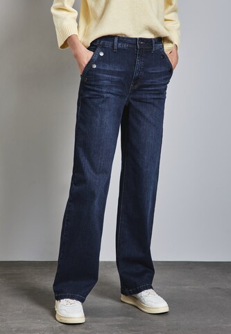 STREET ONE Regular Straight Leg Jeans in Blau: Vorderseite