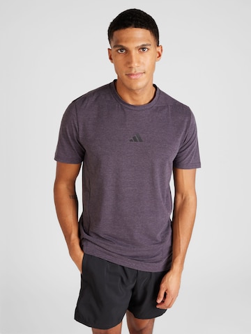 ADIDAS PERFORMANCE - Camiseta funcional en lila: frente