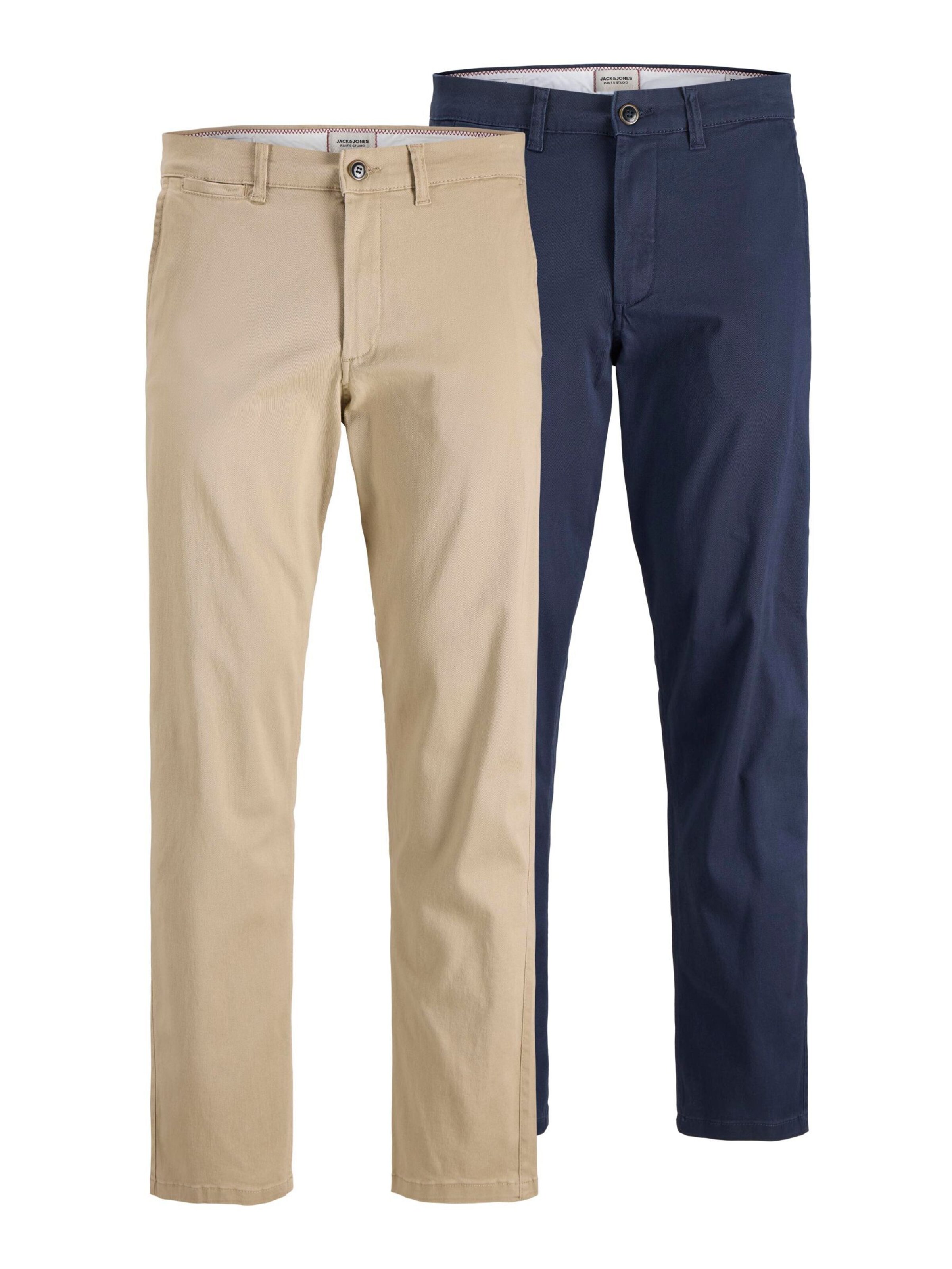 Regular Pantaloni eleganți 'JPSTKane Dave' de la JACK & JONES pe bej: față