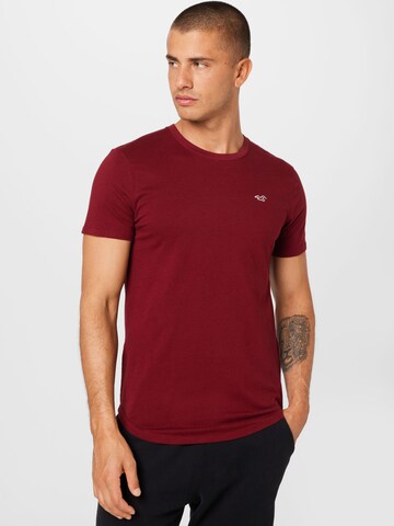 T-Shirt HOLLISTER en rouge : devant