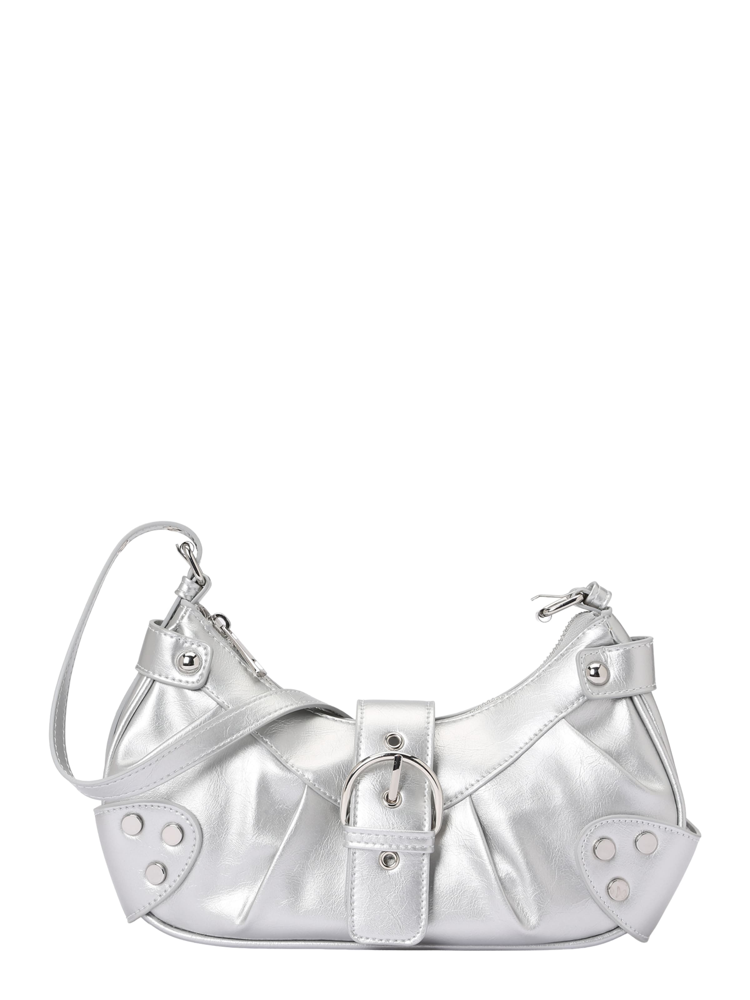 ABOUT YOU Axelremsväska i silver: framsida