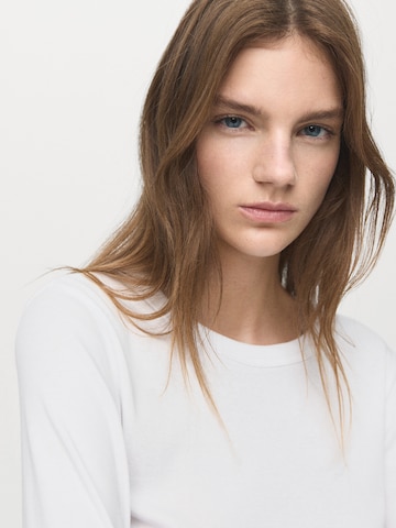 MANGO Tričko 'ENI' - Biela