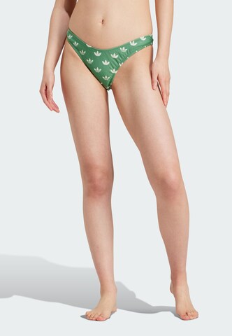 ADIDAS ORIGINALS Bikini bottom in Green: front