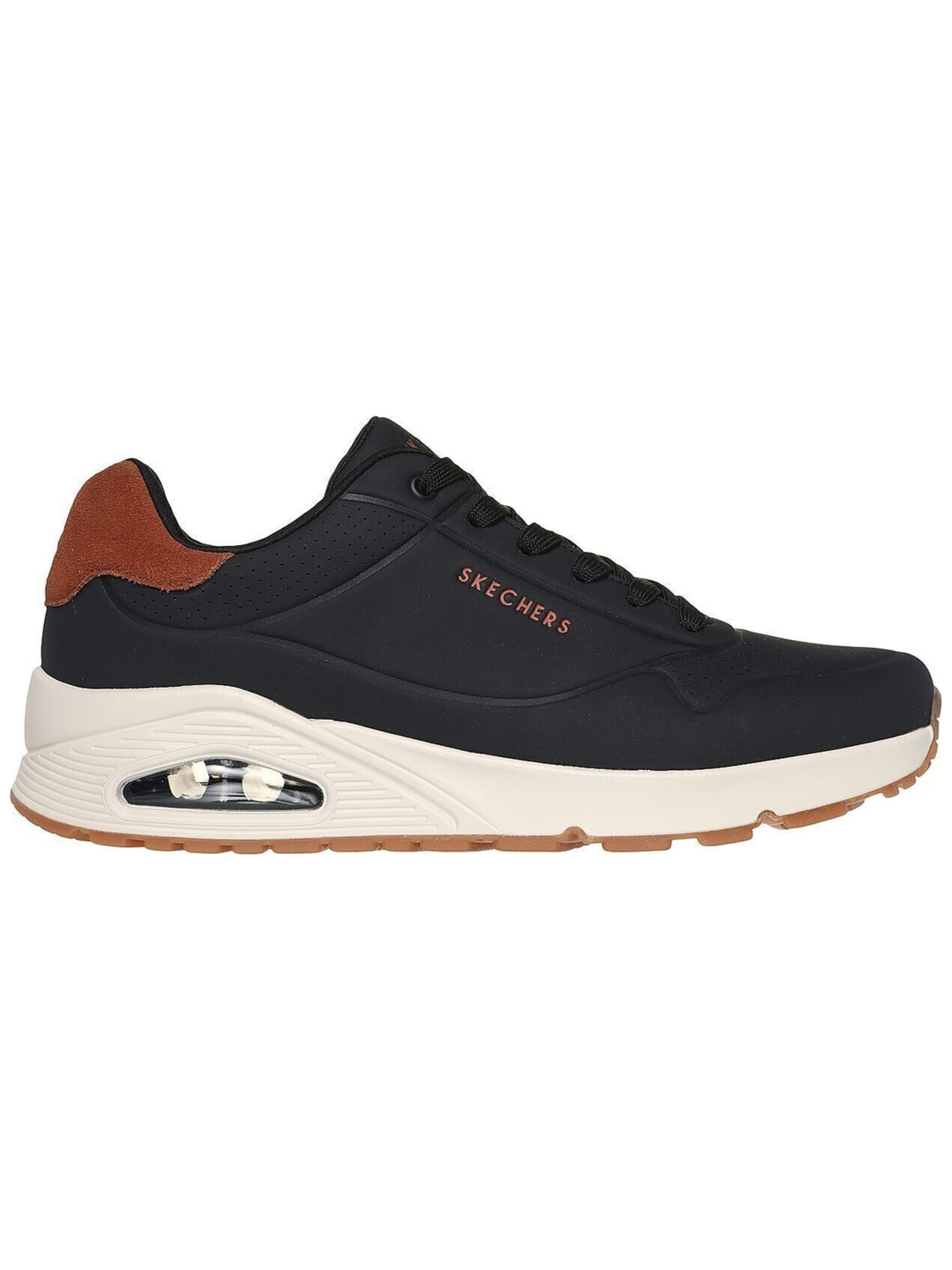 Sneaker bassa 'Uno - Suited On Air' di SKECHERS in nero