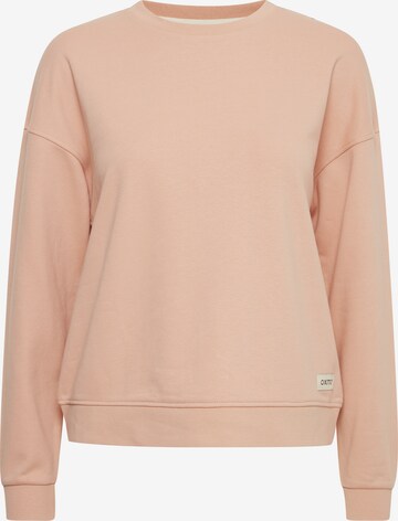 Sweat-shirt 'GRYNET' Oxmo en rose : devant