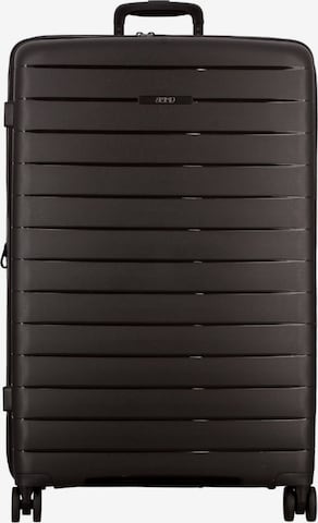 Jump Trolley 'Striper' in Schwarz: Vorderseite