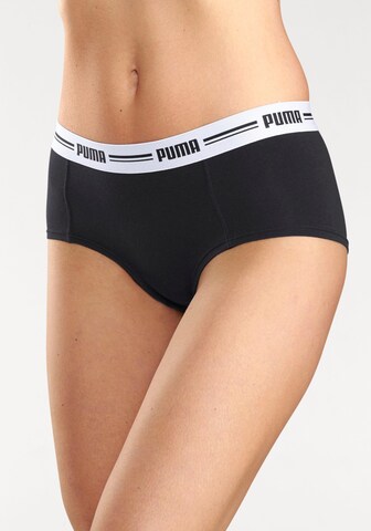 Panty 'Iconic' di PUMA in nero: frontale