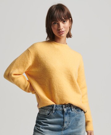 Superdry Sweater 'Vintage' in Yellow: front