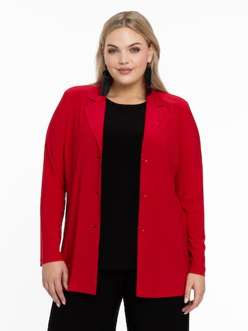 Blazer Yoek en rouge : devant