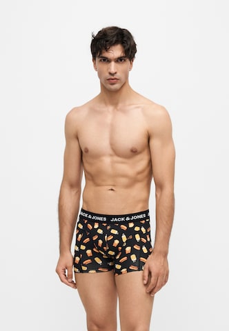 JACK & JONES Boxerky 'JACKEVIN FOOD' – černá: přední strana