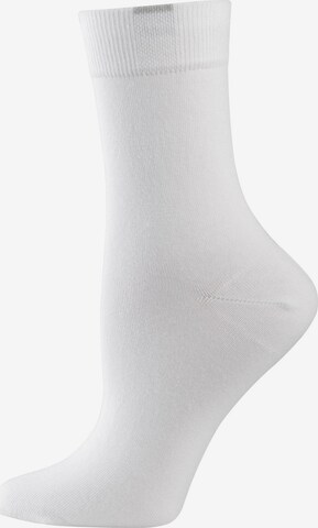 Chaussettes Nur Die en blanc : devant