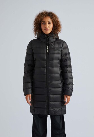 JACK1T Winterjas ' R3D ' in Zwart: voorkant