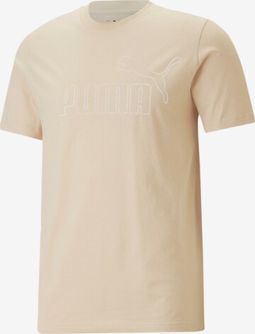 PUMA Performance Shirt in Yellow: front